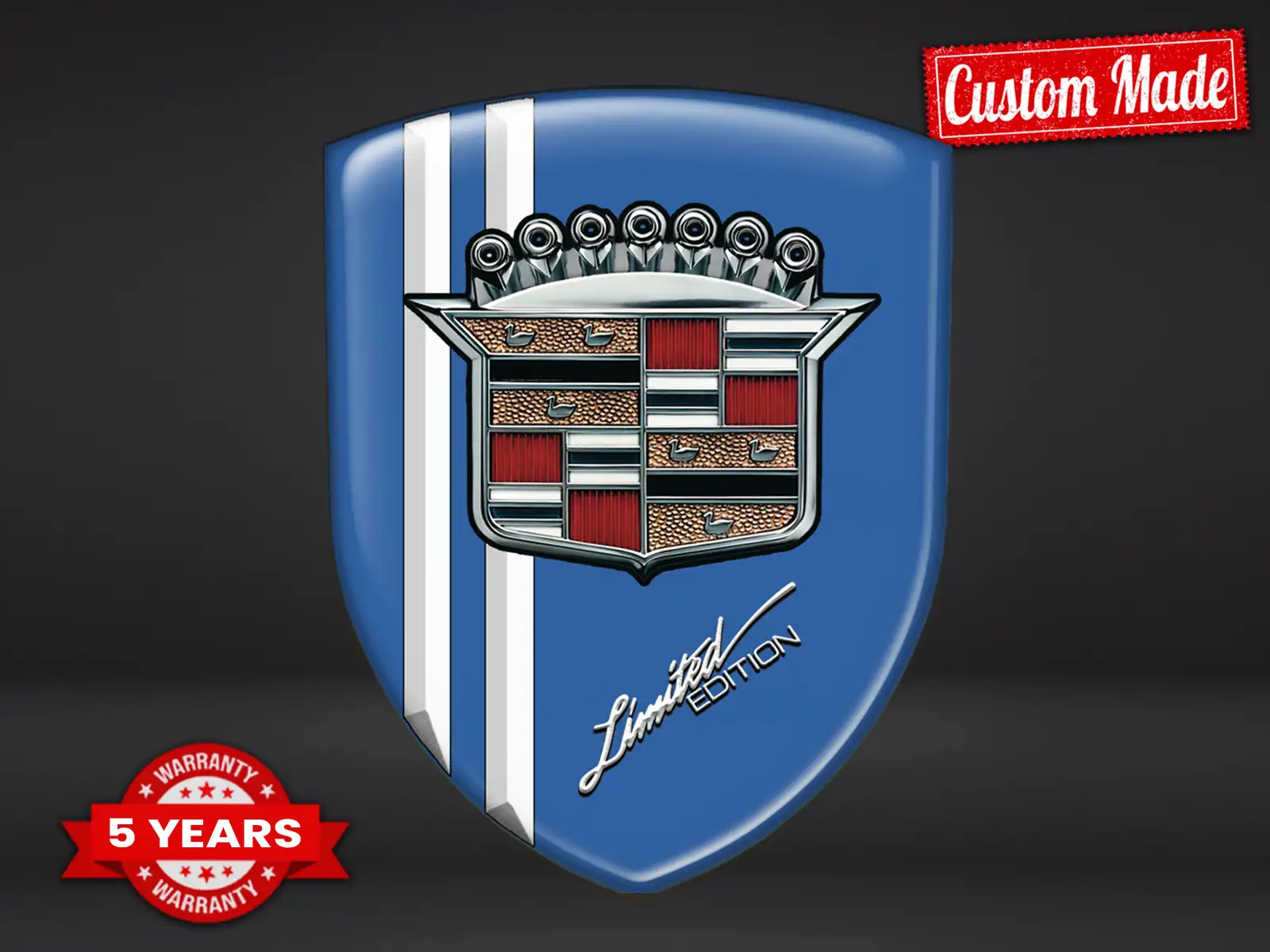 Cadillac Pegatinas Resina Limitadas Cúpula Elegante Autos ST